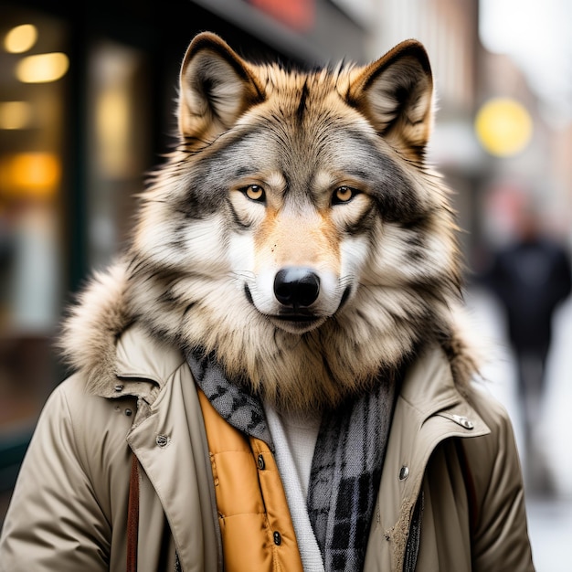 eine vertikale Aufnahme eines Hundes mit einem Pelz auf der Straße eine vertikale aufnahme eines Hunds mit einem Fell auf der Straße