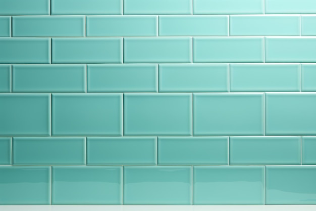 eine Wand aus blauen Fliesen