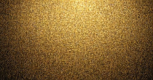eine Wand mit einer goldfarbenen Tapete mit einer Lampe