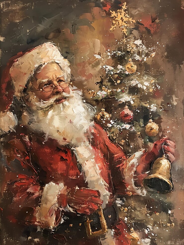 eine Weihnachtskarte mit einem Weihnachten