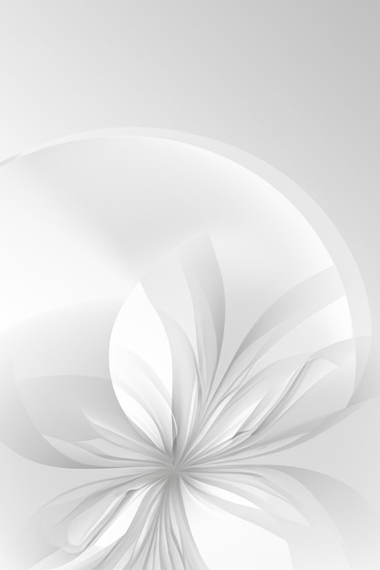 eine weiße Blume mit einem weißen Hintergrund, auf dem steht  ein Blatt