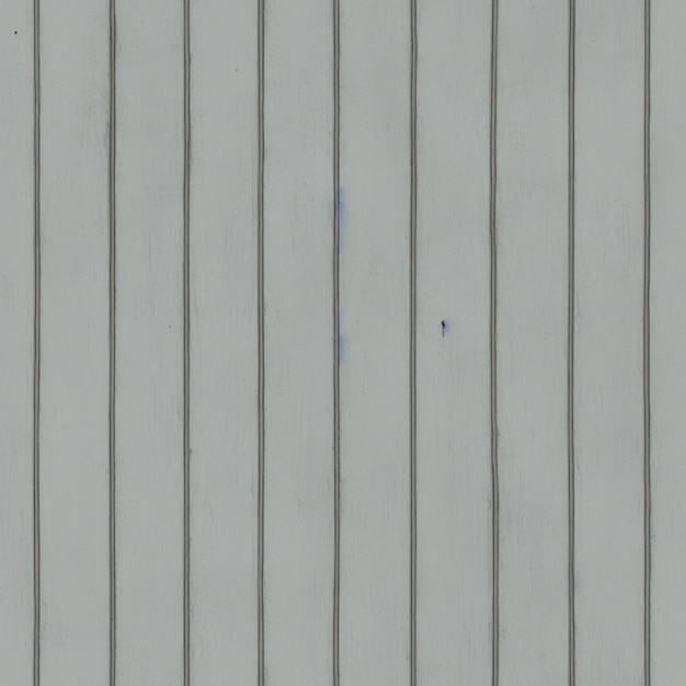 Eine weiße Holzwand mit einem blauen Fleck.
