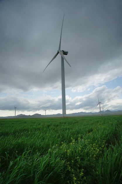 Eine Windmühle