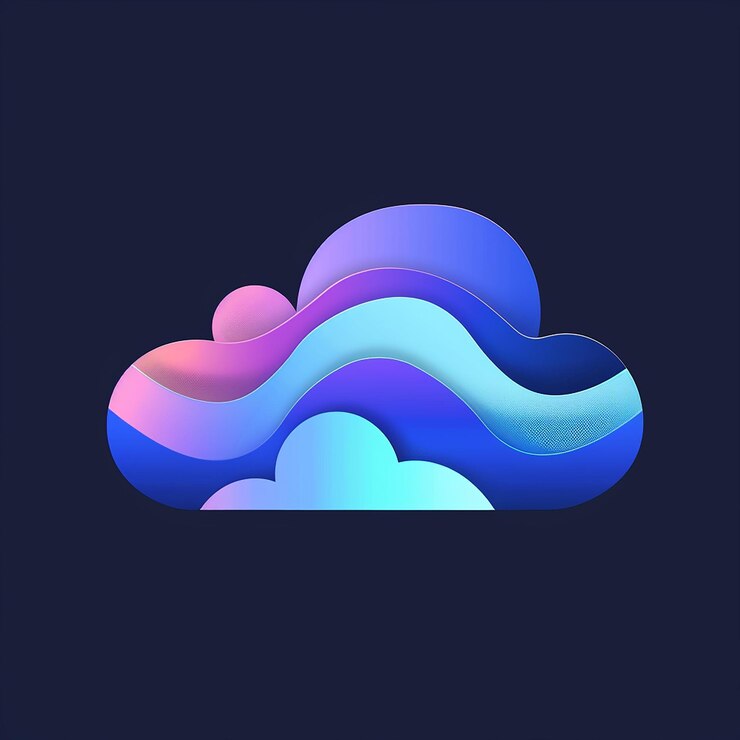 Foto eine wolke, die die farben des regenbogens hat