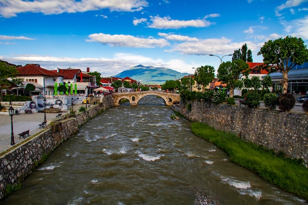 Eine wunderschöne Außenansicht von Prizren Kosovo