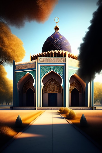 Eine wunderschöne Moschee