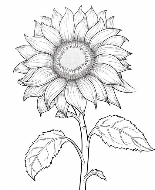 sonnenblume zeichnung