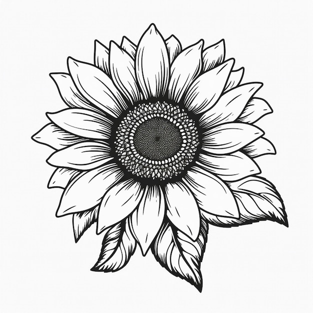 sonnenblume zeichnung