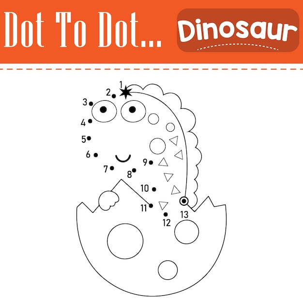 eine Zeichnung eines Dinosauriers mit der Nummer 1 darauf