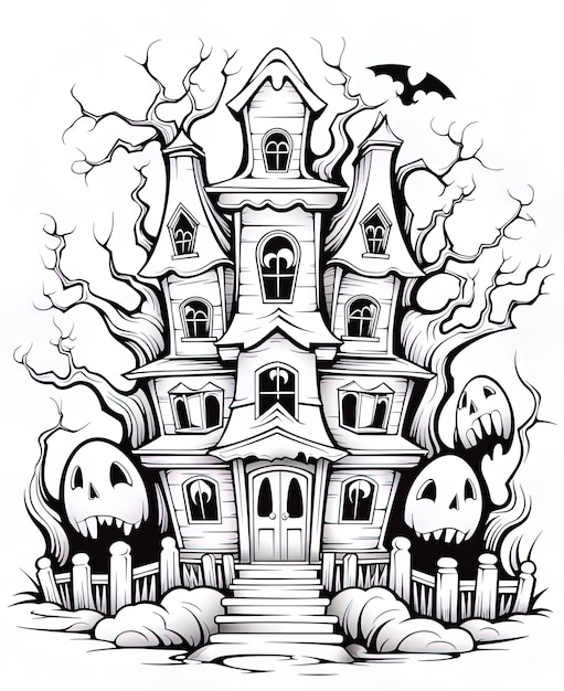 eine Zeichnung eines Schlosses mit einem Haus darauf