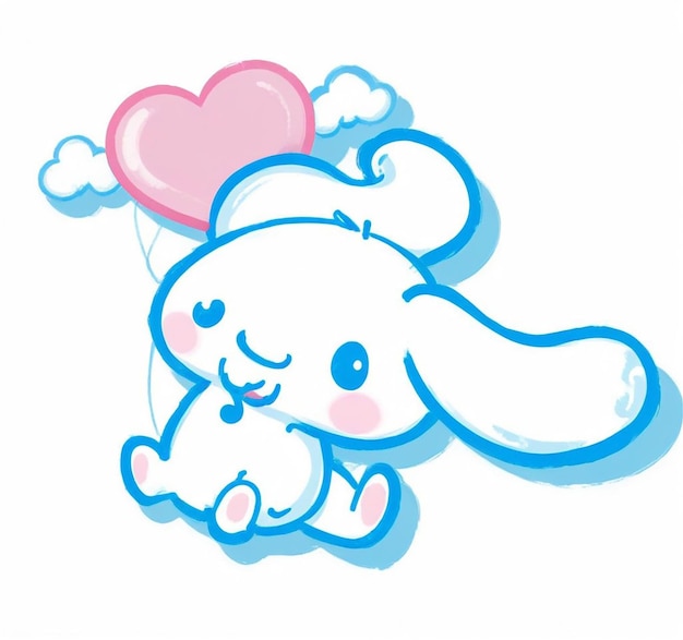 Foto eine zeichnung von cinnamoroll zur illustration