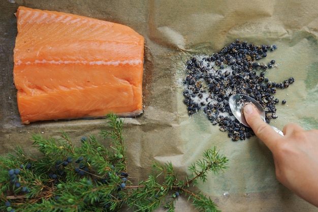 Einen köstlichen Lachs kochen