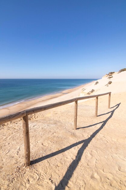 Einer der schönsten Strände Spaniens, genannt (El Asperillo, Doñana, Huelva) in Spanien.