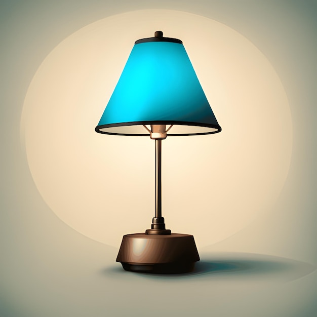 Einfache japanische Vektorillustration einer Lampe