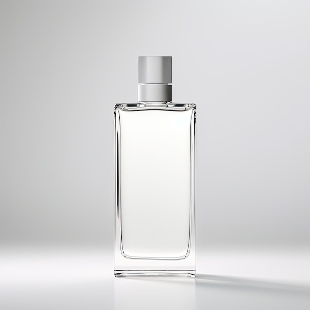 Einfache weiße Parfümflasche