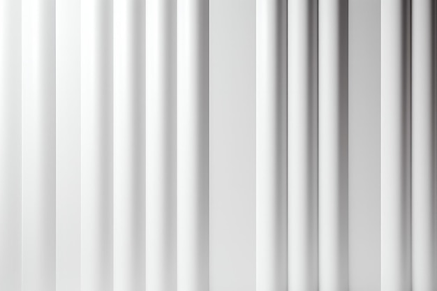 Einfacher und eleganter weißer abstrakter Hintergrund mit geneigten vertikalen Linien