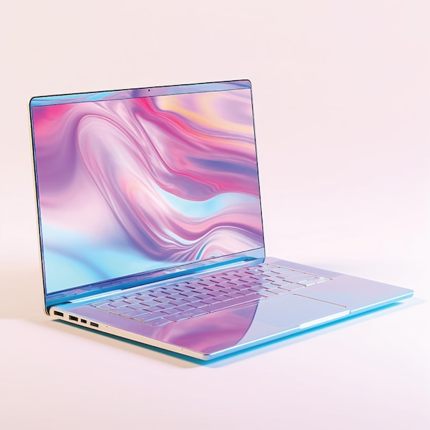 Foto einfaches laptop-design