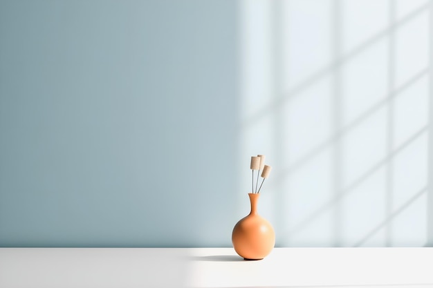 Einfachheit, raffinierter minimalistischer Hintergrund für atemberaubende Produktfotografie und Social-Media-Beiträge