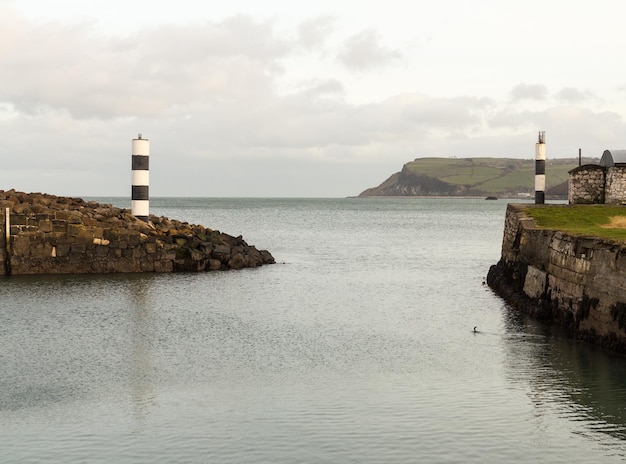 Eingang zum Hafen von Carnlough