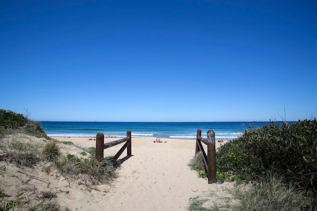 Eingang zum Strand