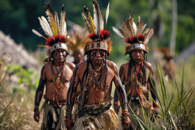 Eingeborene Aborigines hypnotisierende Darstellung der indigenen Kulturen Traditionen Erbe in suggestiven Bildern gefasst Feiern Reichtum alter Rituale vielfältige Lebensstile Stammesgemeinschaften