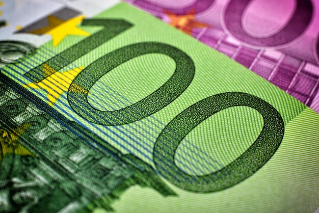 Foto einhundert euro banknote