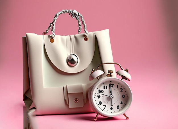 Einkaufstasche im neuen Stil mit Doppelglocken-Alarm in heller Farbe