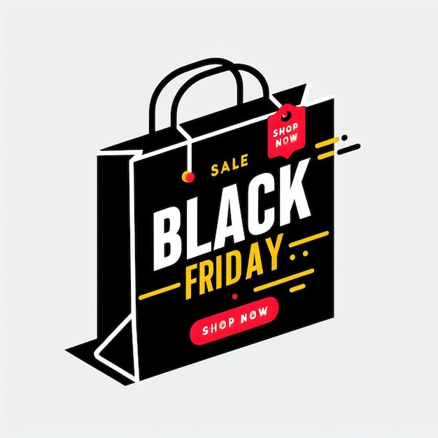 Einkaufstaschen-Mockup-Bild Einkaufstasche mit Black-Friday-Text Kreative Einkauftaschen-Ideen