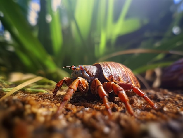 Einsiedlerkrebs in der Natur