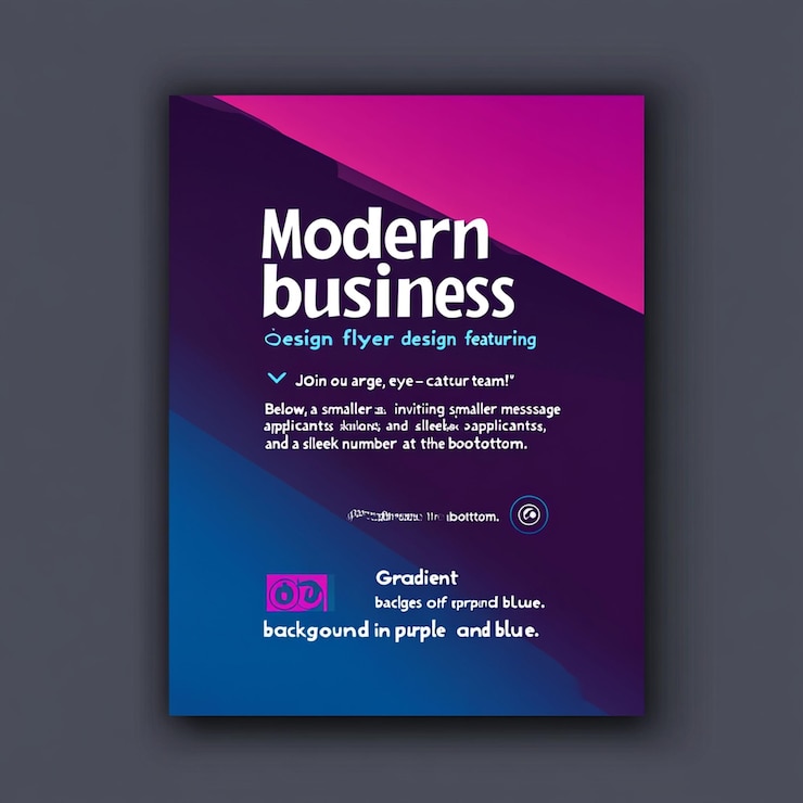Foto einstellung von poster-design-vorlagen
