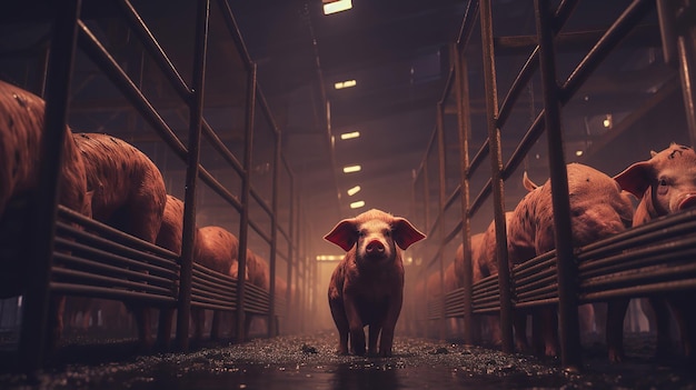 Eintauchen in Schweinefabriken zur Untersuchung der Auswirkungen der generativen KI in der industriellen Schweinehaltung