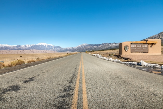 Eintritt in den Great Sand Dunes National Park, Colorado