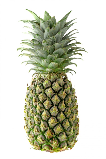 Einzelne ganze Ananas isoliert