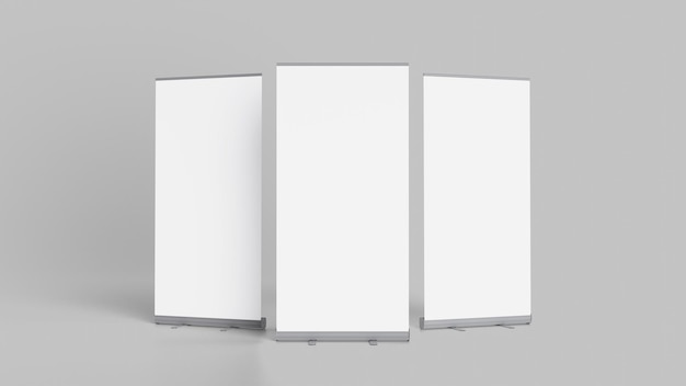 Einziehbares Pullup-Banner-Mockup