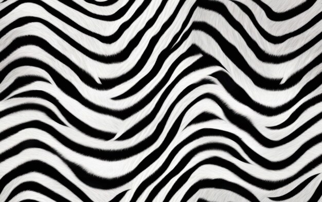 Einzigartige Streifen in Zebra-Textur