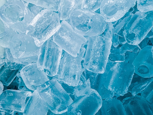 Eis-Hintergrund, Eis-Textur, Eis-Tapete trägt dazu bei, sich erfrischt zu fühlen und sich gut zu fühlen