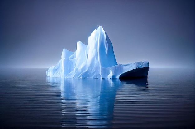 Eisberg im Meer Generative KI