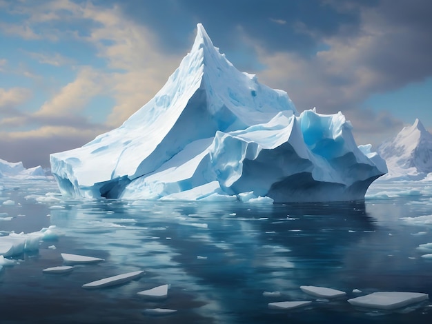 Eisberg in den Polargebieten