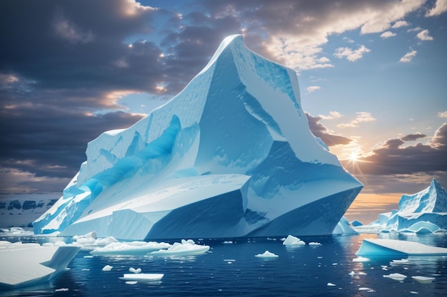 Eisberg in der Antarktis
