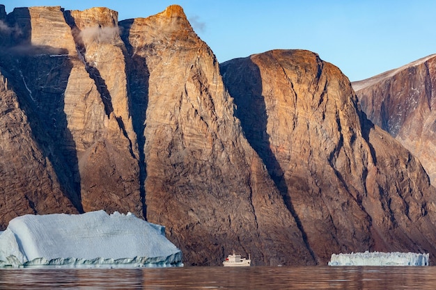 Eisberge Franz Joseph Fjord Grönland