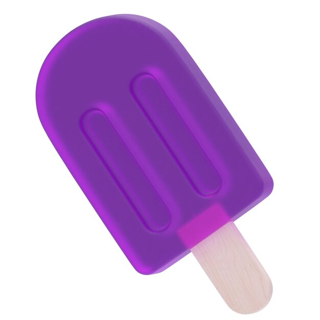 Eiscreme-Stick 3D-Symbol