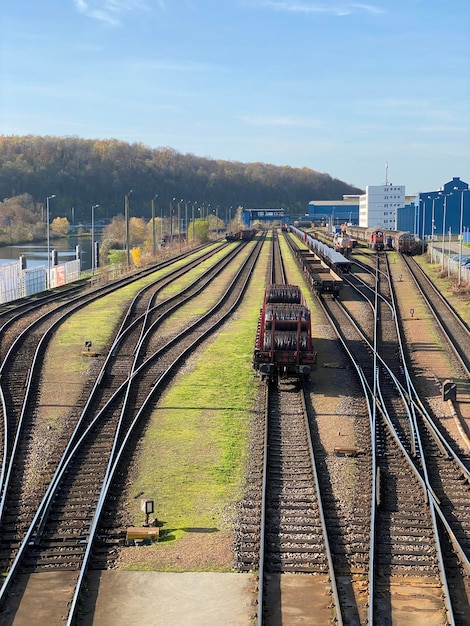 Foto eisenbahnschiene