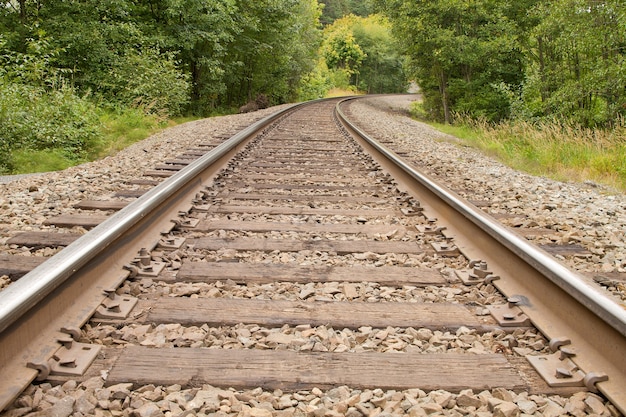 Foto eisenbahnschienen