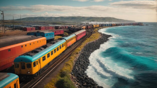 Eisenbahnstrecken am Meer verschwinden