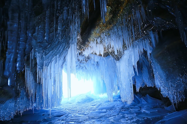 eishöhle winter gefroren natur hintergrund landschaft