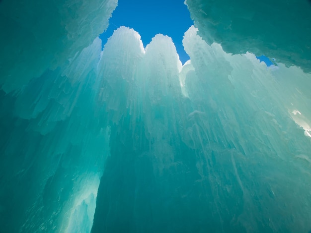 Eisschlösser von Siverthorne, Colorado.