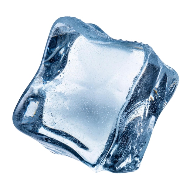 Eiswürfel mit weißem Hintergrund