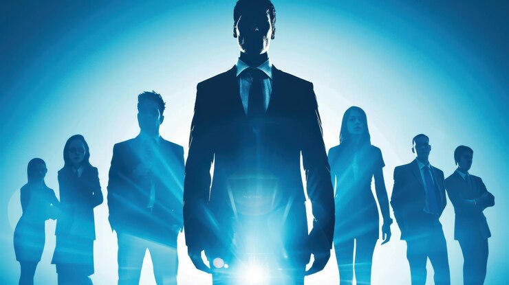Ejecutivo corporativo de recursos humanos que lleva a cabo una verificación de antecedentes profesionales de las personas