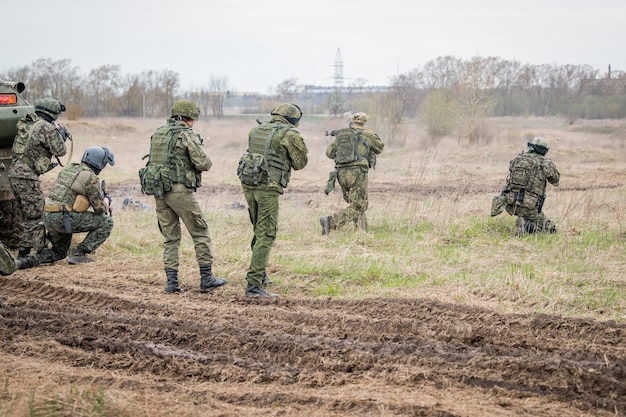 Ejercicio del puesto de mando de la operación antiterrorista, Rusia.