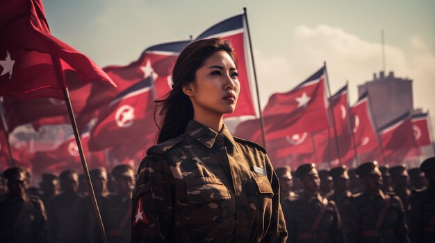 Foto ejército de corea del norte